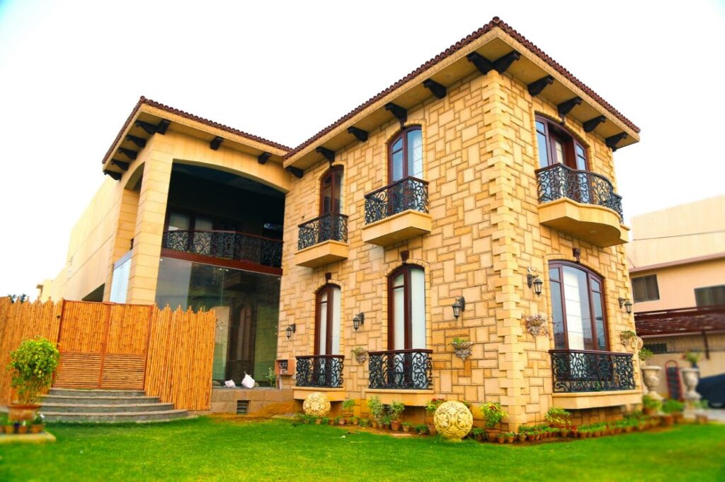 Luxury House Textured Stone
